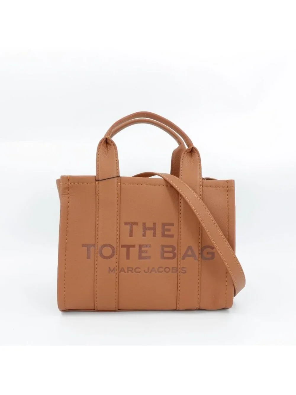 Marc Jacobs Women's The Small Leather Tote Bag Brown OS